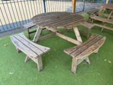 Wooden Picnic Bench