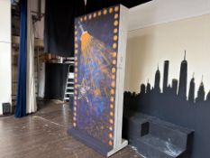 Large Freestanding Timber Display