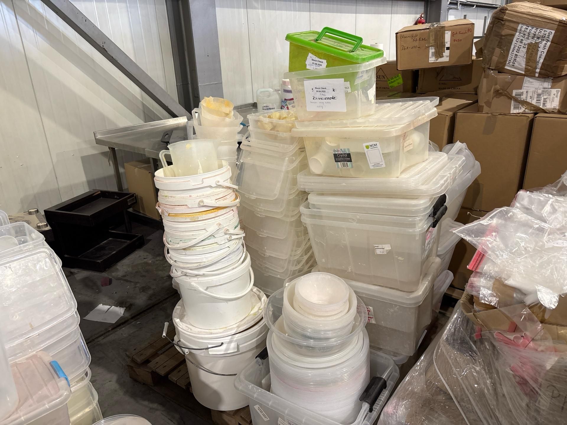 Pallet of Assorted Plastic Tubs - Image 2 of 3