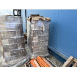 Pallet of Metal Gold Candle Tins