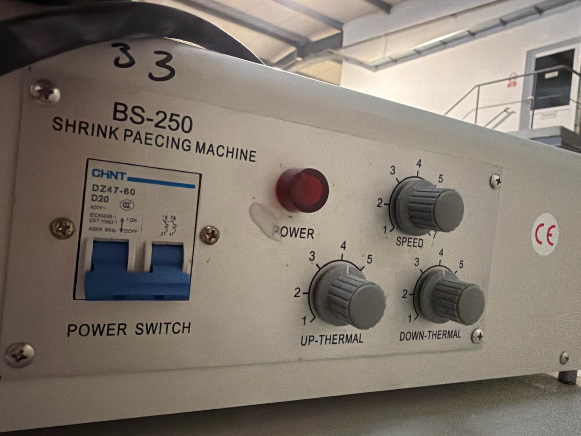 BS 250 Shrink Paecing Machine - Image 7 of 11