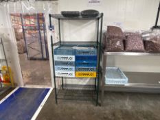 Green Metal Storage Rack