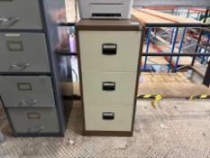 Metal 3-Drawer Filing Cabinet