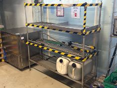 Metal Racking with Contents. NEXT BID MEETS RESERVE
