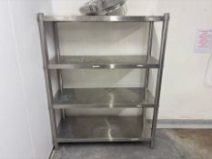 Stainless Steel 4-Shelf Unit