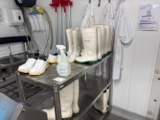 Protective Lab Jackets and Safety Boots – Assorted Sizes