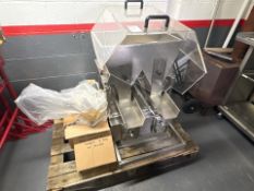 Twin Stainless Steel Dry Goods Dispenser NO RESERVE