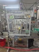 Advanced Dynamics Twin-Head Inline Filling Machine with Conveyor, Model FL-10
