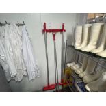 Wall-Mounted Brush and Mop Holder