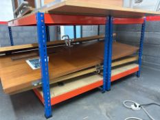 Steel-Framed Work Tables, NO RESERVE