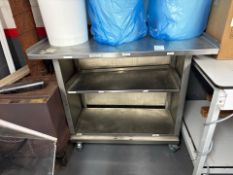 Stainless Steel Mobile Table