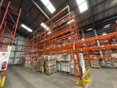 8 Bays Of Back To Back Boltless Pallet Racking
