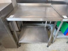 Stainless Steel Prep Unit