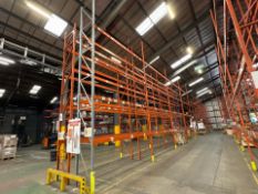 8 Bays Of Back To Back Boltless Pallet Racking