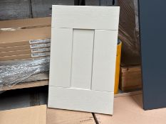 Job Lot of 29 x Sage Green Kitchen Cabinet Drawer Front 500mm x 316mm - 60433408