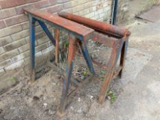 Pair Of Industrial A Frame Tressels
