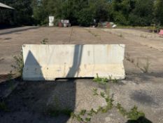 Pair Of Concrete Security Barriers
