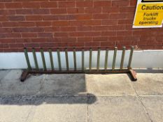 Green Metal Bike Rack