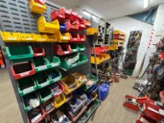 Lin Bin Wall Rack With Contents