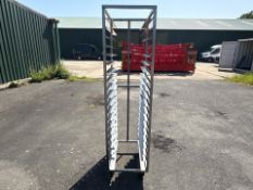 Stainless Steel Mobile Tray Rack