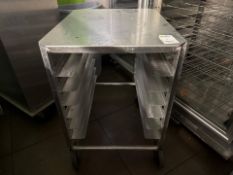 Stainless Steel 6 Tray Trolley, No Reserve