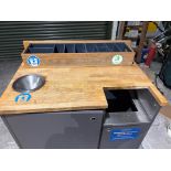 Wooden Waste Station