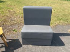 Grey Bench Seat