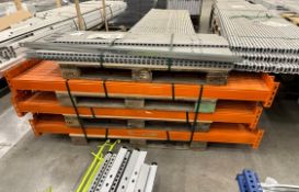 Pallet Racking – Orange Load Beams (LPR 280) – 52 Pieces x 185cm
