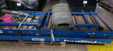 Large Two-Part Belt Conveyor with Stand, Motor & Switchgear - No Reserve