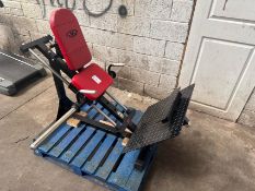 Plate Loaded Calf Raise Machine