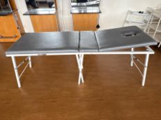 Adjustable Faux Leather Massage Bed