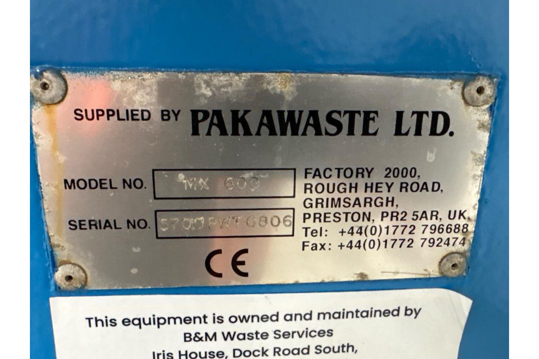 Blue Industrial Baler - Image 9 of 15