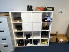 White Wooden Pigeon Hole Unit