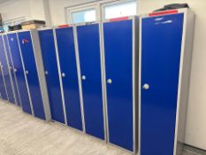 Blue And Grey Elite Metal Locker X10