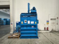 Blue Industrial Baler