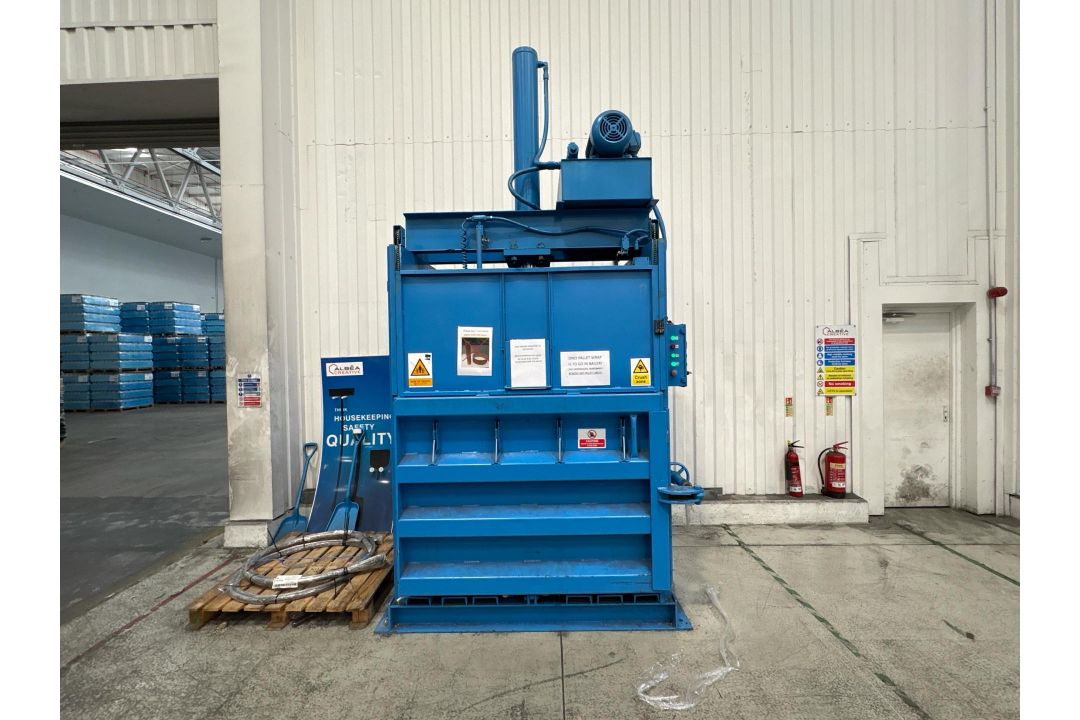 Blue Industrial Baler - Image 1 of 15