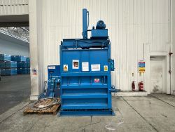 Blue Industrial Baler