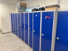 Blue And Grey Elite Metal Locker X10