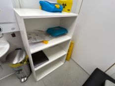 White Wooden Shelving Unit