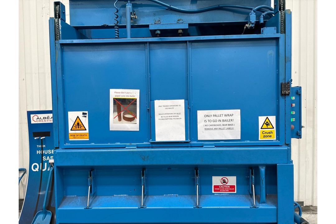 Blue Industrial Baler - Image 12 of 15