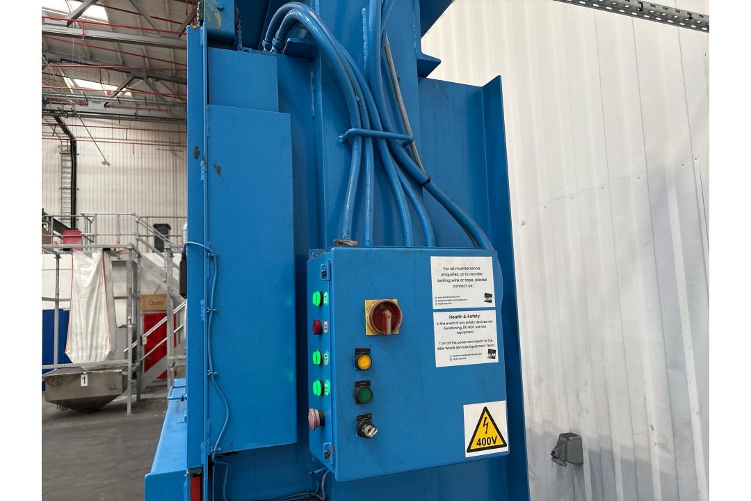 Blue Industrial Baler - Image 15 of 15