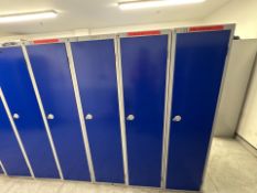 Blue And Grey Elite Metal Locker X10