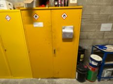Yellow Metal COSHH Cabinet