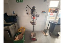 Pedestal Pillar Drill – Heavy Duty, Work Lamp Fitted, No Reserve