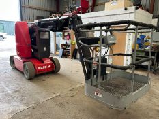 Manitou 120 AETJ-C Electric Compact Boom Lift – 11.95m Working Height (2017), 203 Hours