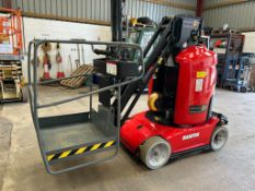 Manitou 100VJR Electric Vertical Mast Lift with Anti-Crush Protection (2017), Only 135 Hours