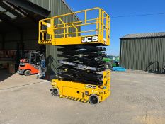 JCB S4046E Electric Scissor Lift, 14m Working Height, Battery Powered (2016)
