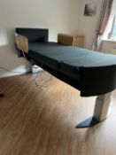 RotoBed Change Standard Rotating Chair Bed, 3ft6 Extended Size, Wooden Arms, Anthracite