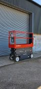 Skyjack SJIII 3226 Electric Scissor Lift, 2018, 190 Hours, Reserve Reduced