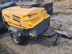 Atlas Copco XAS 47 Road Tow Diesel Air Compressor, 1954 Hours